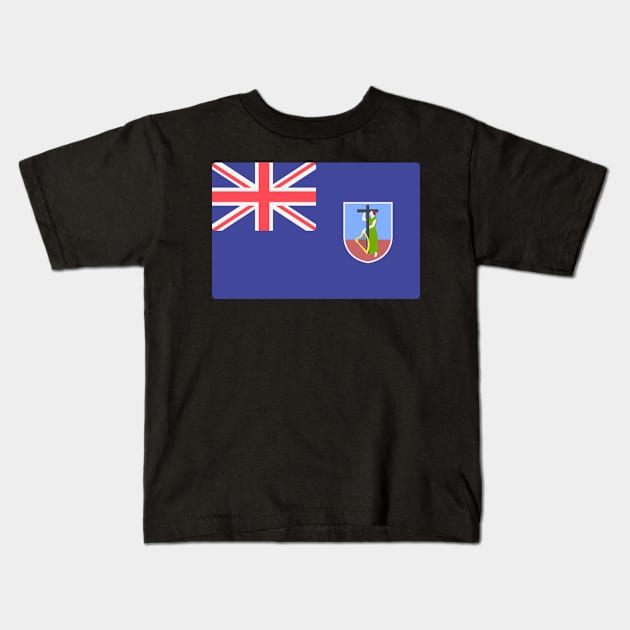 FLAG OF MONTSERRAT Kids T-Shirt by Just Simple and Awesome